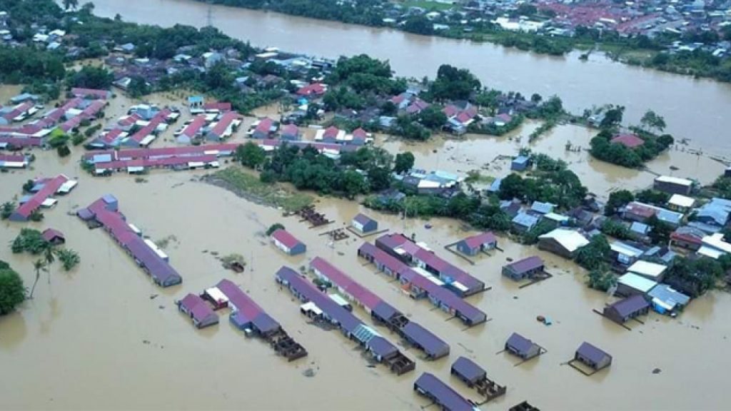 banjir bandang di Gowa, Sulsel, beberapa waktu lalu