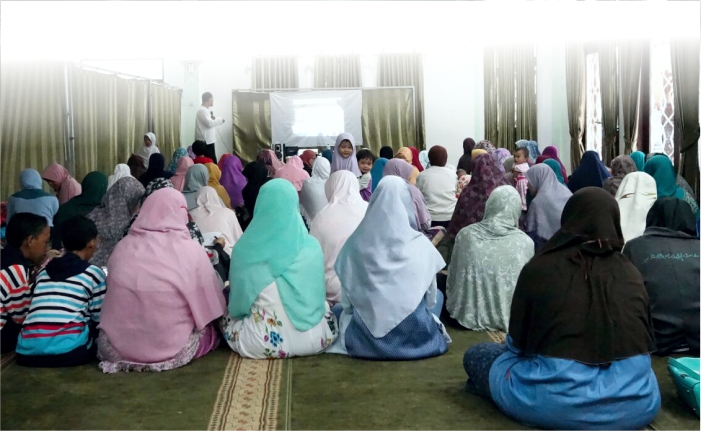 pengajian ibu-ibu kebun pahala atau ladang dosa, majalah ar-risalah